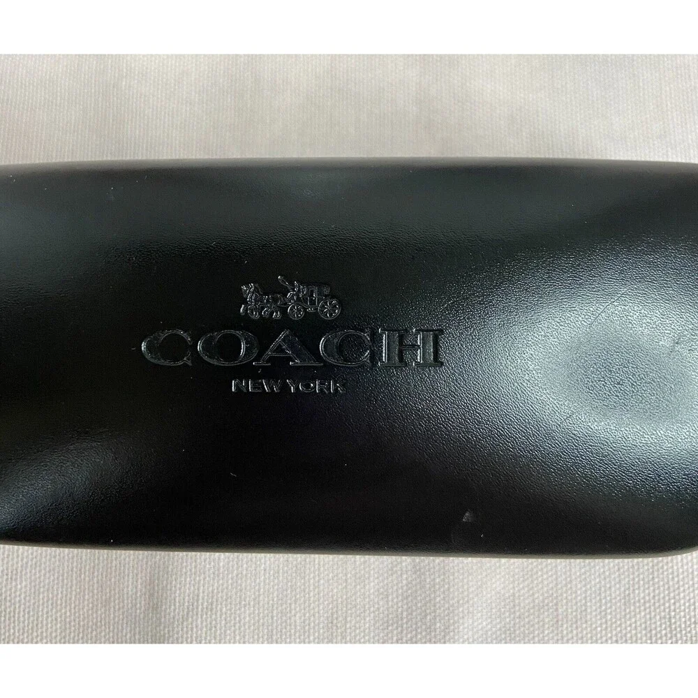 Coach New York Black Hard  Sunglass Eyeglass Case Holder